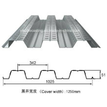 Folha de decks de piso de aço galvanizado (YX51-342-1025)